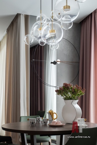 Фото интерьера столовой квартиры в современном стиле