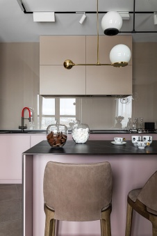 Фото интерьера кухни квартиры в современном стиле