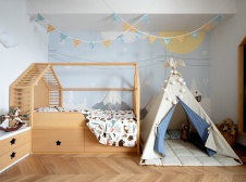 Фото интерьера детской квартиры в современном стиле