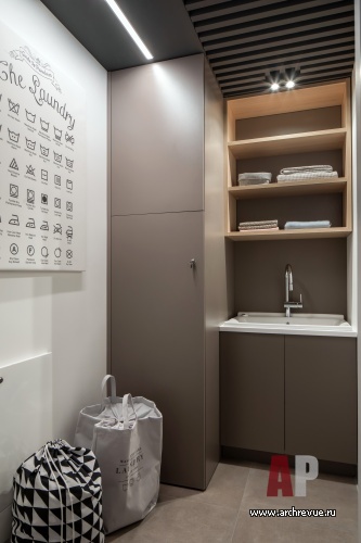 Фото интерьера постирочной квартиры в современном стиле