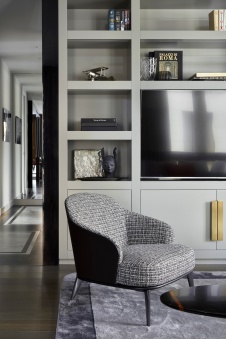 Фото интерьера гостиной квартиры в современном стиле