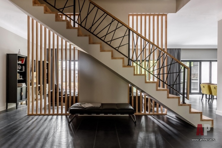 Фото лестницы дома в стиле эко