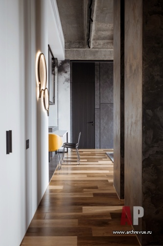 Фото интерьера коридора квартиры в стиле лофт