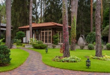 Фото беседки дома в стиле шале