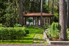 Фото беседки дома в стиле шале