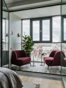 Фото интерьера балкона квартиры в стиле фьюжн