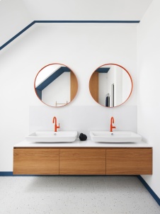 Фото интерьера санузла дома в скандинавском стиле