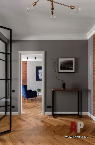 Фото интерьера коридора квартиры в скандинавском стиле