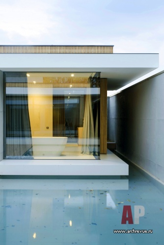 Фото фасада дома в стиле минимализм