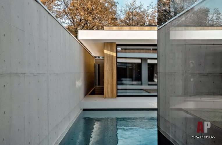 Фото фасада дома в стиле минимализм