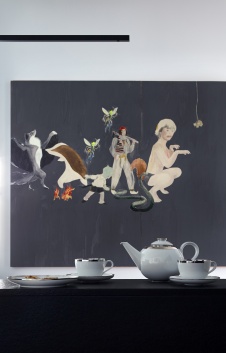 Фото интерьера кухни квартиры в стиле фьюжн