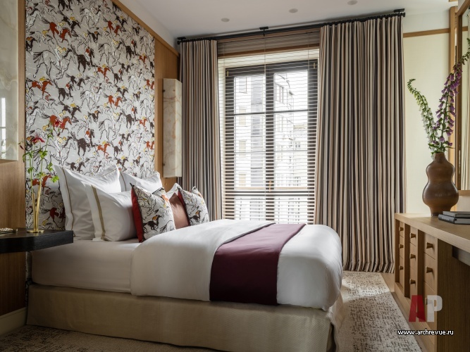 Фото интерьера спальни квартиры в стиле эко