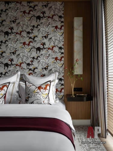 Фото интерьера спальни квартиры в стиле эко