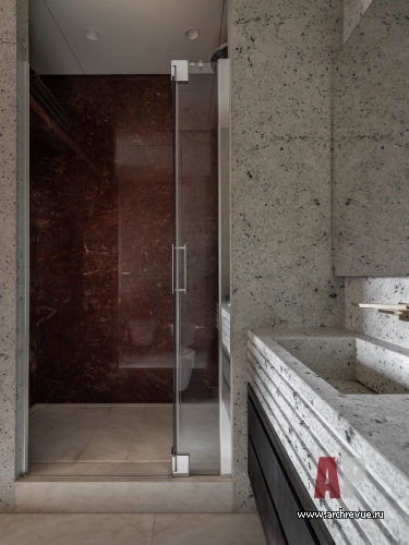 Фото интерьера санузла квартиры в стиле эко