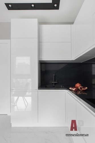 Фото интерьера кухни квартиры в скандинавском стиле