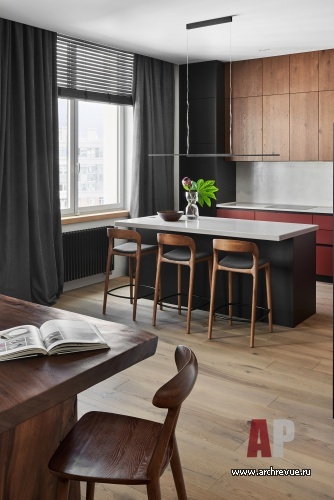 Фото интерьера столовой квартиры в стиле эко
