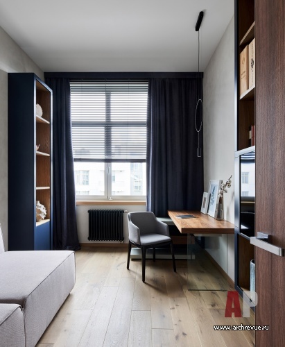 Фото интерьера кабинета квартиры в стиле эко