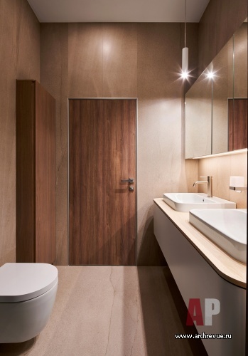 Фото интерьера санузла квартиры в стиле эко
