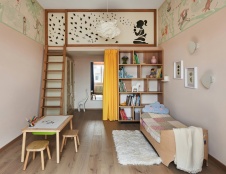 Фото интерьера детской квартиры в стиле эко