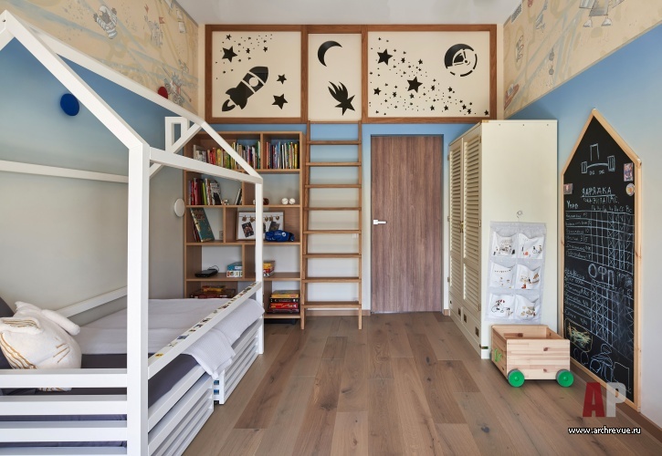 Фото интерьера детской квартиры в стиле эко