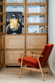 Фото интерьера гостиной квартиры в стиле минимализм