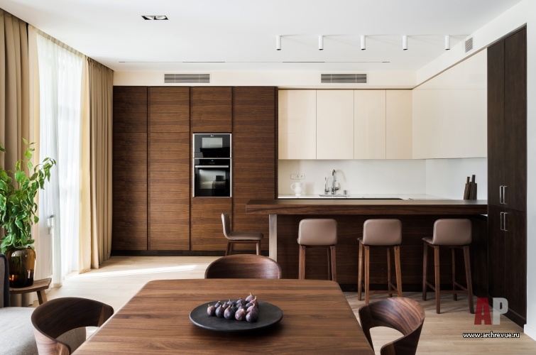 Фото интерьера кухни квартиры в стиле минимализм
