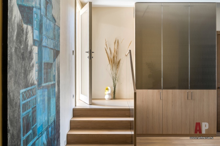 Фото интерьера входной зоны квартиры в стиле минимализм