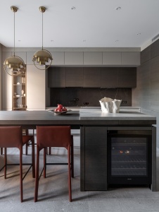 Фото интерьера кухни квартиры в стиле фьюжн