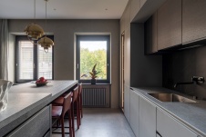 Фото интерьера кухни квартиры в стиле фьюжн