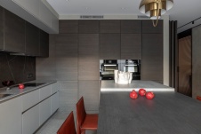 Фото интерьера столовой квартиры в стиле фьюжн