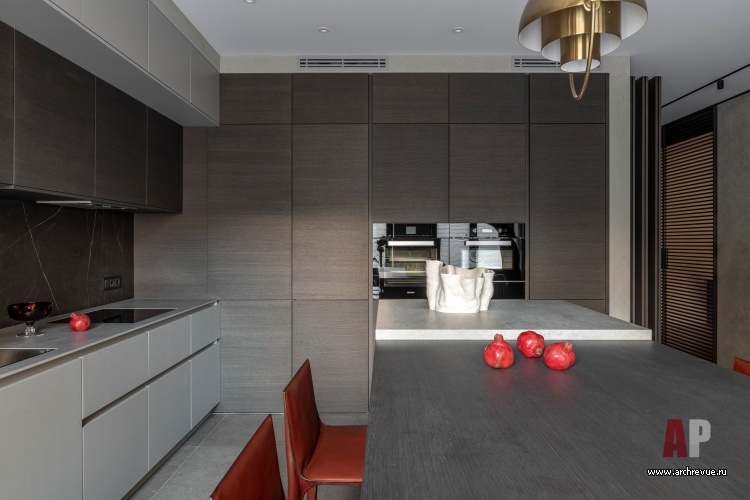 Фото интерьера столовой квартиры в стиле фьюжн