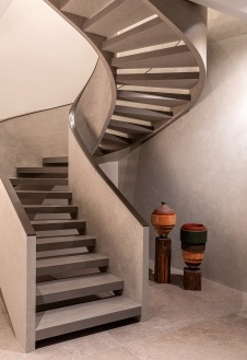 Фото лестницы квартиры в стиле фьюжн