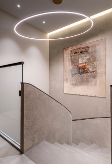 Фото лестницы квартиры в стиле фьюжн