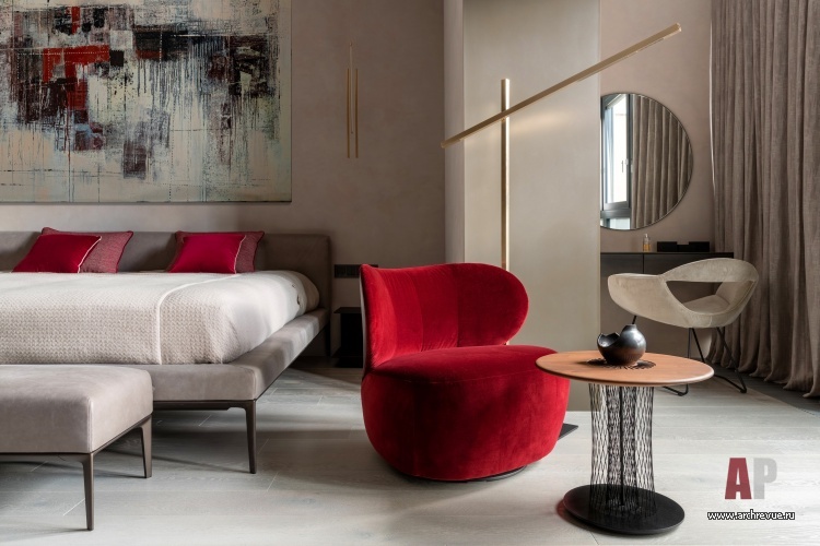 Фото интерьера будуара квартиры в стиле фьюжн