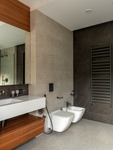 Фото интерьера санузла квартиры в стиле фьюжн