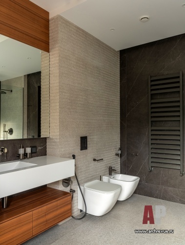 Фото интерьера санузла квартиры в стиле фьюжн
