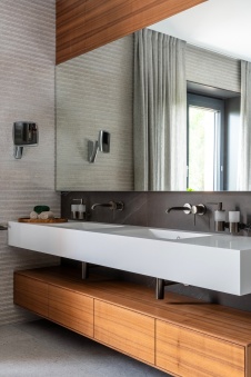 Фото интерьера санузла квартиры в стиле фьюжн