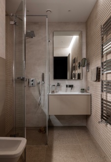 Фото интерьера санузла квартиры в стиле фьюжн