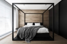 Фото интерьера спальни дома в стиле минимализм