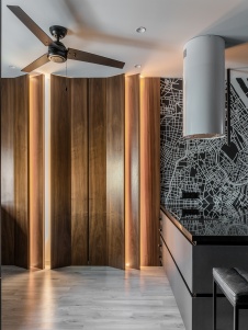 Фото интерьера кухни квартиры в стиле минимализм