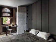 Фото интерьера спальни квартиры в стиле минимализм