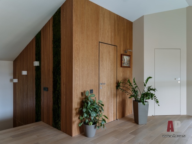 Фото интерьера входной зоны дома в современном стиле