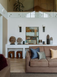 Фото интерьера гостиной дома в современном стиле