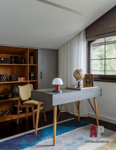 Фото интерьера кабинета дома в современном стиле