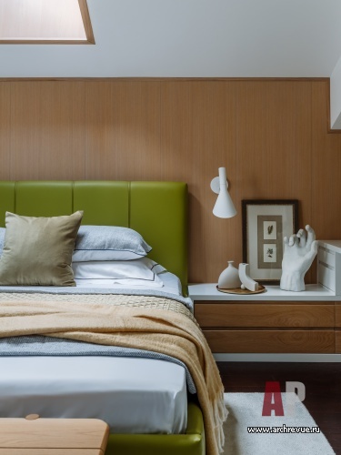 Фото интерьера спальни дома в современном стиле