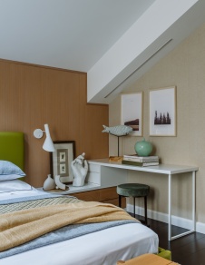 Фото интерьера спальни дома в современном стиле