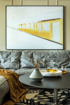 Фото интерьера гостиной квартиры в американском стиле