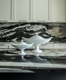 Фото интерьера кухни квартиры в американском стиле