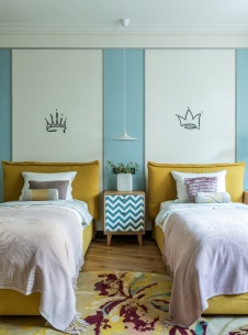 Фото интерьера детской квартиры в американском стиле