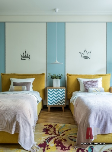 Фото интерьера детской квартиры в американском стиле